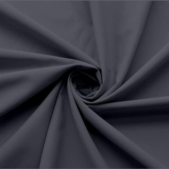 Cottingon Ruffled Bed Skirt with Split Corners-Dust Ruffle - 12" Drop 100% Microfiber Soft,Sheen & Luxurious Look - Bed Skirts (Dark Grey -Queen)