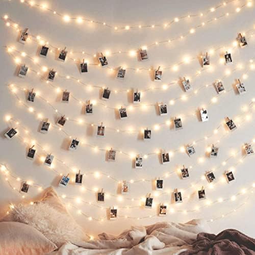 Twinkle Star 300LED 99FT Copper Wire String Lights Battery Operated 8 Modes Fairy Lights with Remote Waterproof Fairy String Lights for Outdoor Christmas Lights Wedding Party Decoration Warm White | Battery Operated, 8 Modes with Remote, Waterproof, In...