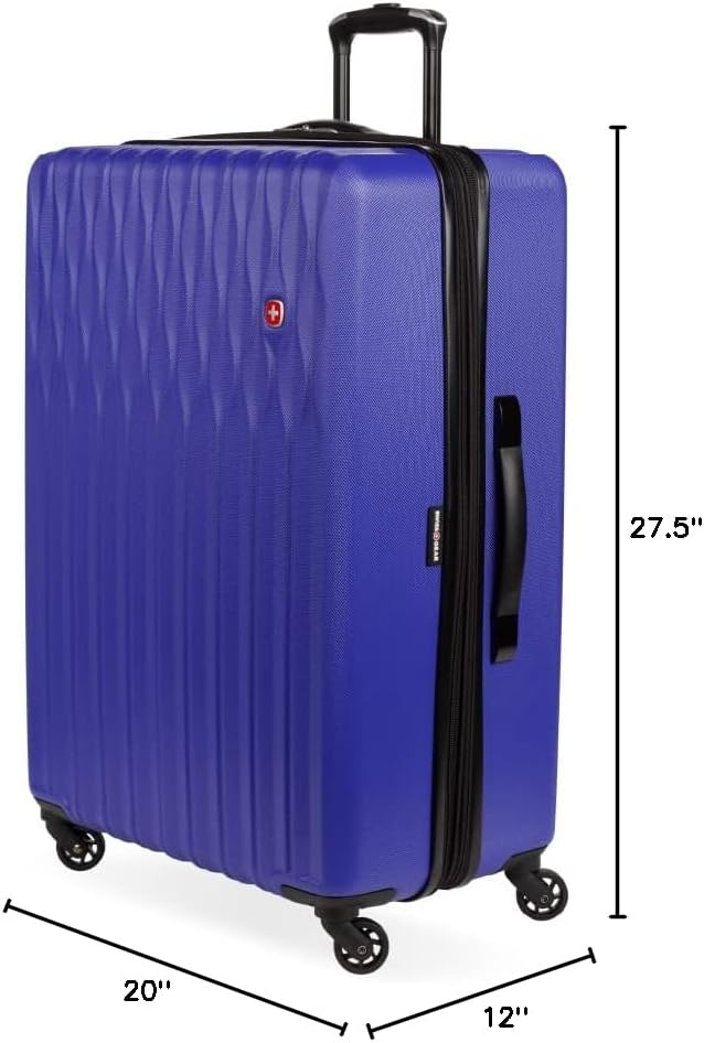 SwissGear 8018 Expandable Luggage, Hard Shell Large Luggage with Spinner Wheels