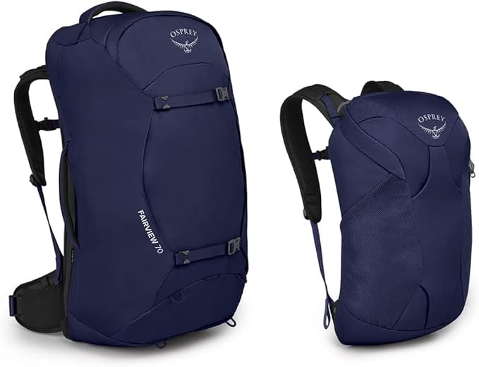 Osprey Fairview 70L Women's Travel Backpack, Winter Night Blue