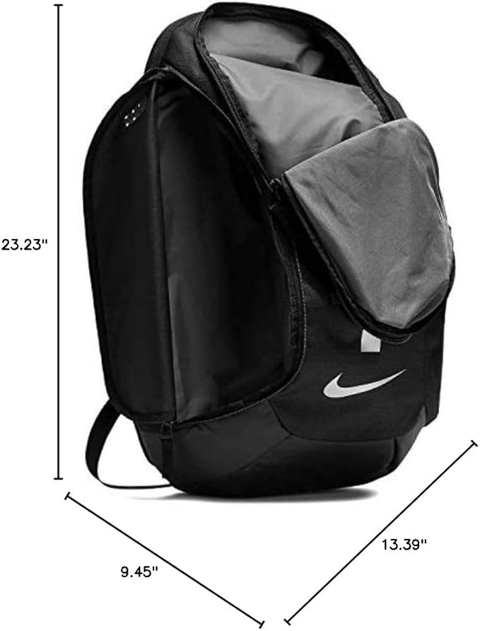 Nike Elite Hoops Pro Basketball nkBA5554 (One_Size, Black/Metallic Cool Grey)