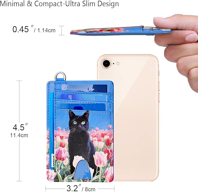 FurArt Slim Minimalist Wallet, Front Pocket Wallets, RFID Blocking, Credit Card Holder for Men