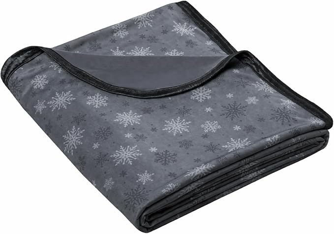 OIGAE Cooling Blanket for Hot Sleepers - Soft & Lightweight Summer Cold Blanket for Night Sweats | Perfect for Bed, Couch, Sofa (Black, Oversized King 96" x 120")