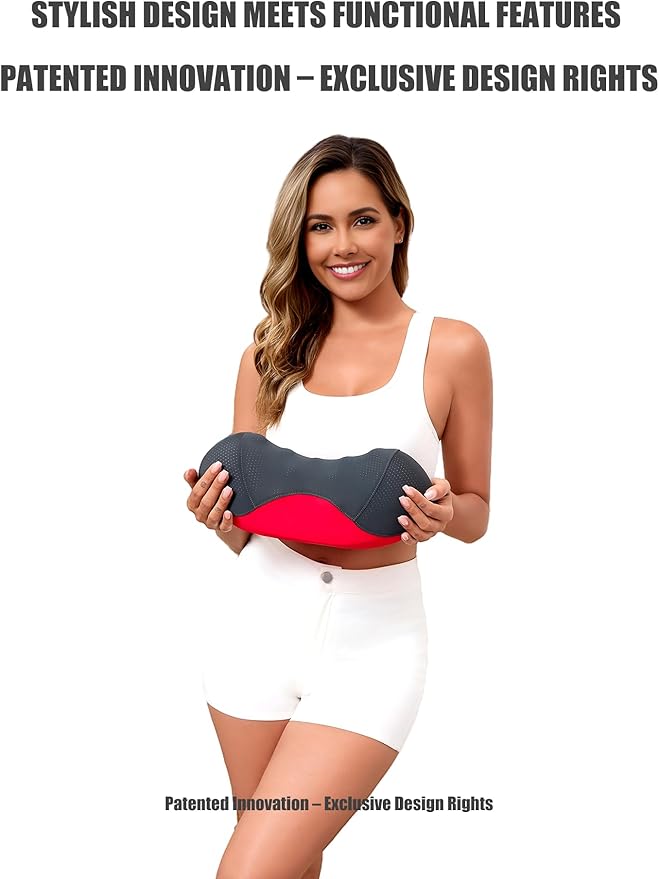 Bespilow Cervical Neck Pillow for Pain Relief, Dual-Layer Memory Foam Orthopedic Contour Pillow for Office,Travel, Ergonomic Neck Support for Back Sleepers,Cooling Breathable Case (US Design Patented)