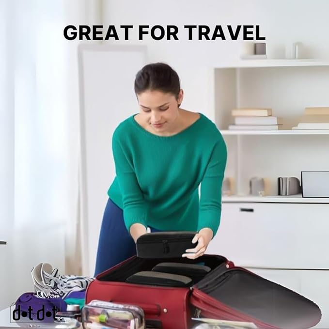 Small Packing Cubes for Travel - 5pc Packing Cubes for Suitcases - Lightweight Luggage Organizer Bags (Non-Compression)
