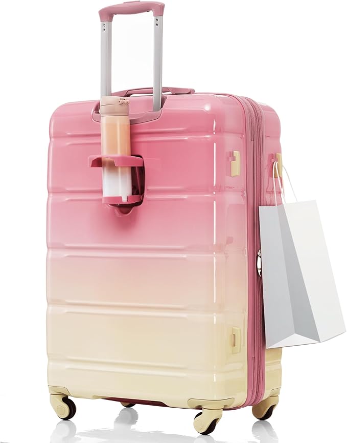 Luggage Sets 3 Pcs Suit case, ABS Hardside Suit case with Spinner Wheels Lightweight TSA Lock