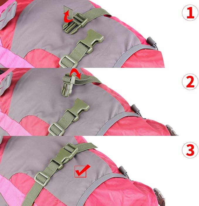 MAGARROW 78" x 1" Strap Buckle Packing Straps Adjustable 1-Inch Belt