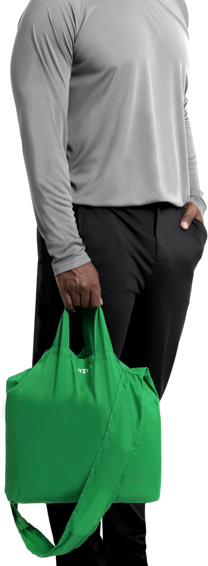 SYZY World's Most Compact Travel Tote Bag Portable Shopping Beach Market Bag - Reusable Collapsible Stuffable