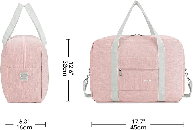For Spirit Airlines Personal Item Bag 18x14x8 Foldable Travel Duffel Bag Tote Carry on Luggage Duffle Overnight for Women and Men