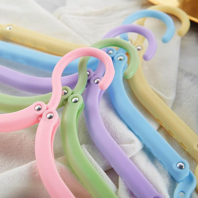 18pcs Travel Folding Hanger Household Multifunctional Portable Hanger