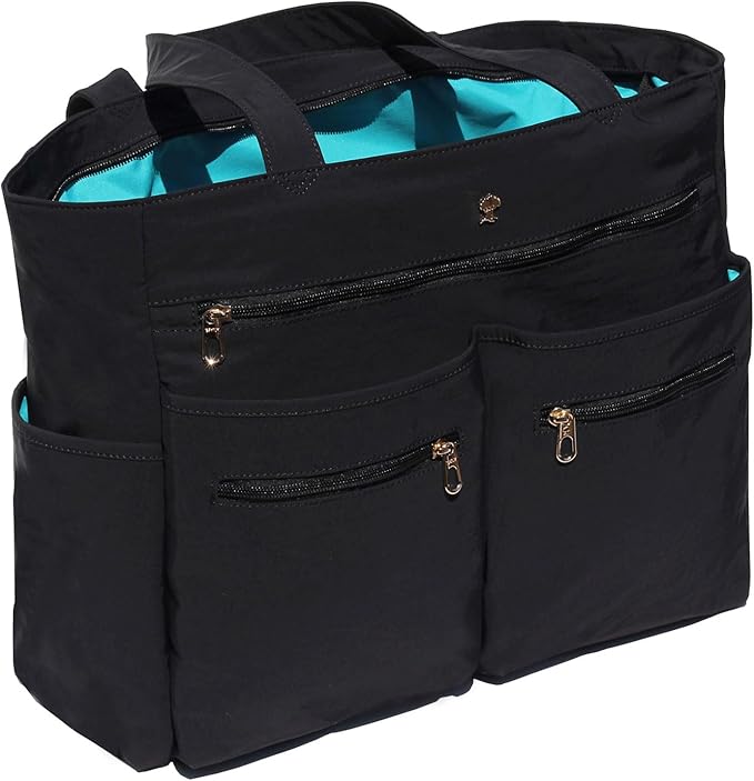 Weekender Bag Carry On Bag Overnight Tote Travel Duffle with 13 Pockets for Travel,Work,Gym,Beach,Teacher,Nurse