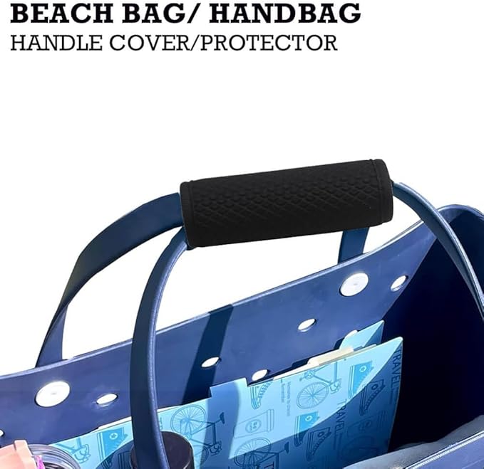 Luggage Handle Wrap for Suitcase/Carry On/Backpacks-Neoprene Luggage Handle Wraps Bright Luggage Identifiers/Tags/Spotter/Markers Travel Accessories/Essentials-Black