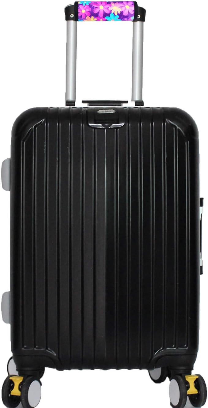 5 Pack Neoprene Luggage Handle Wraps for Suitcase Travel Luggage Tags/Identifiers/Marker/Grips