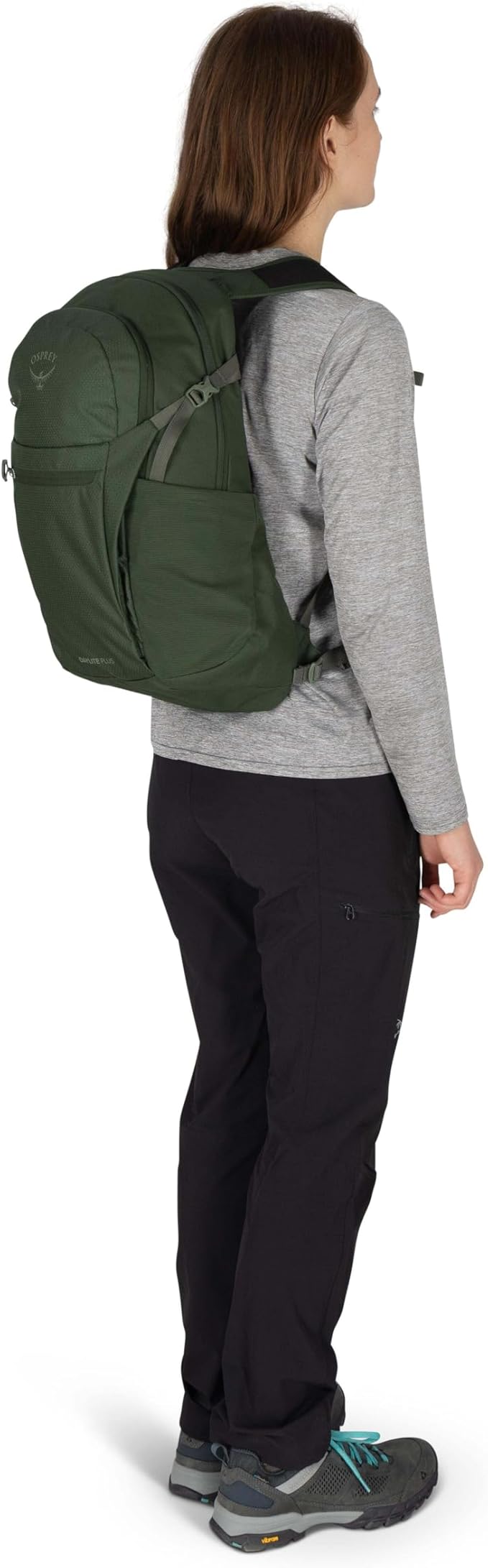 Osprey Daylite Plus Commuter Backpack – Lightweight, Everyday Pack with Laptop Sleeve and Water Bottle Pockets – Ideal for Work, School, and Travel, Seaweed Green Amazon Exclusive