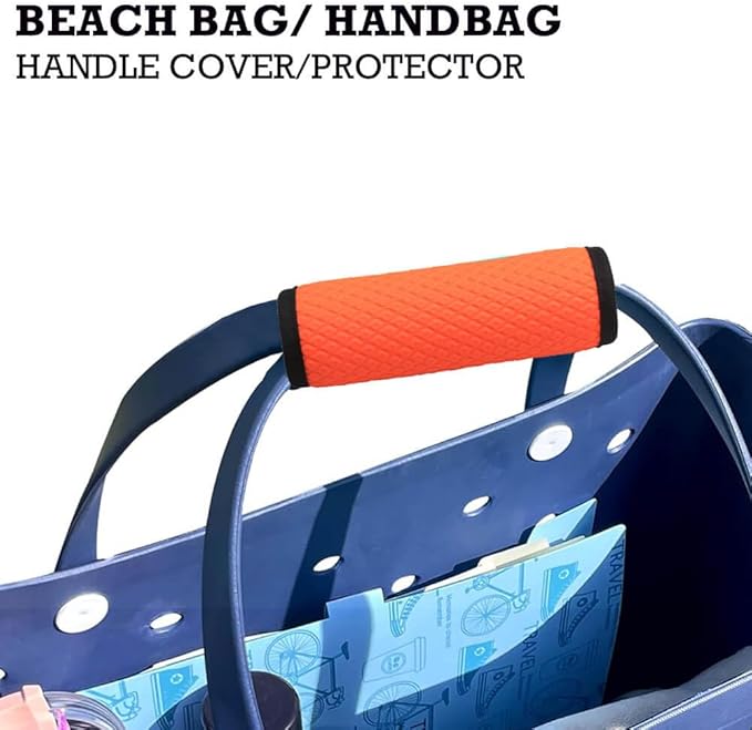 Luggage Handle Wrap for Suitcase/Carry On/Backpacks-Neoprene Luggage Handle Wraps Bright Luggage Identifiers/Tags/Spotter/Markers Travel Accessories/Essentials-Orange