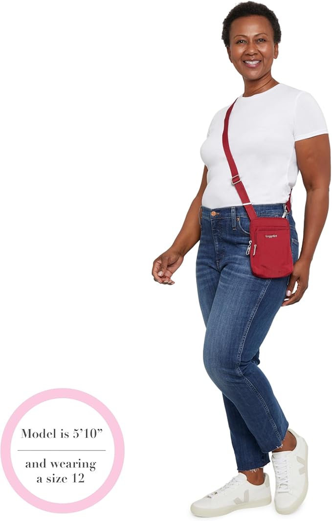 Baggallini Women's Securtex Anti-theft Activity Crossbody Bag