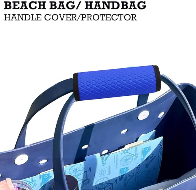 Luggage Handle Wrap for Suitcase/Carry On/Backpacks-Neoprene Luggage Handle Wraps Bright Luggage Identifiers/Tags/Spotter/Markers Travel Accessories/Essentials-Blue