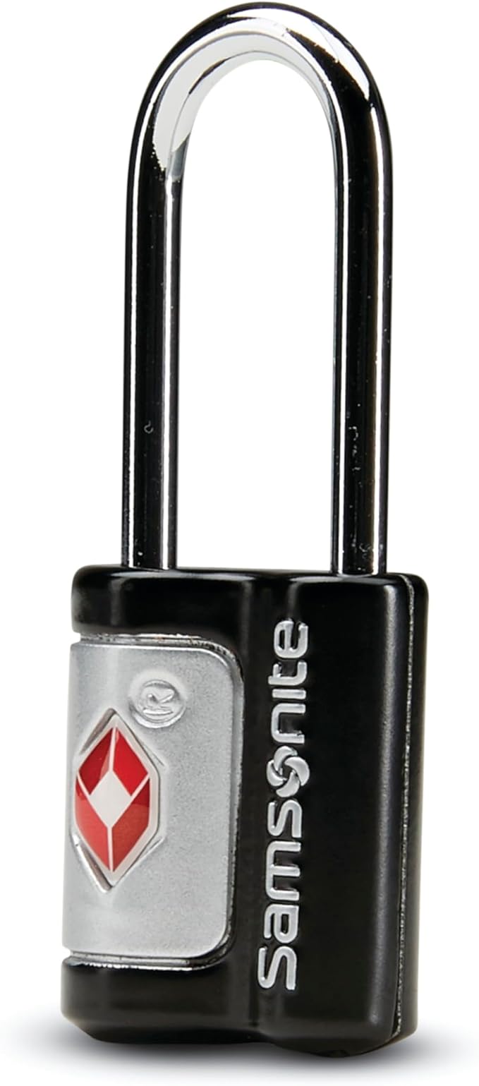 Samsonite 2 Pack Key Lock, TSA Approved Travel Lock, Black