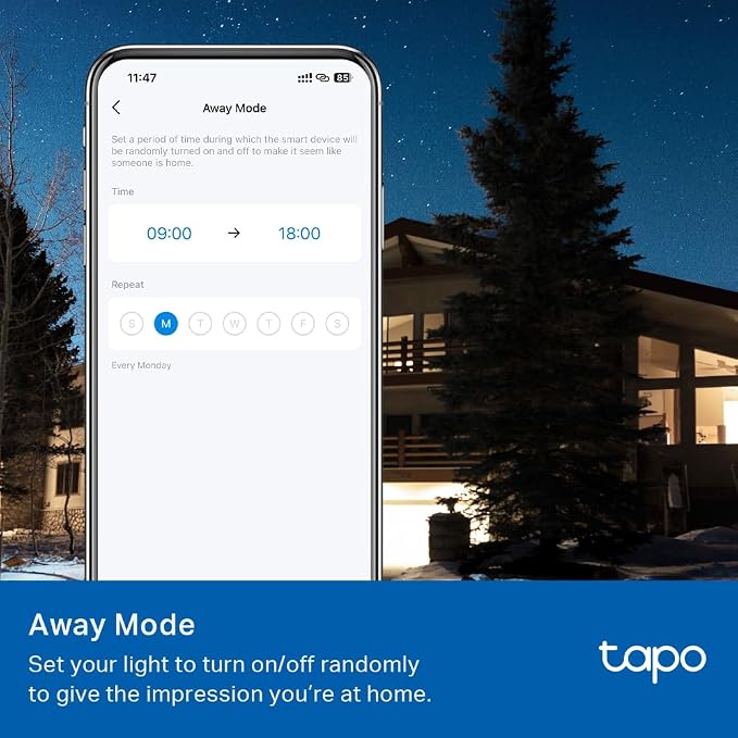 Tapo TP-Link Smart Light Bulbs - Natural Daylight, Dimmable, Compatible w/Alexa and Google Home, A60 Bulb/E27 Base, 60W Equivalent, 800LM CRI>90, 2.4GHz WiFi Only, No Hub Required, L520E(4-Pack)