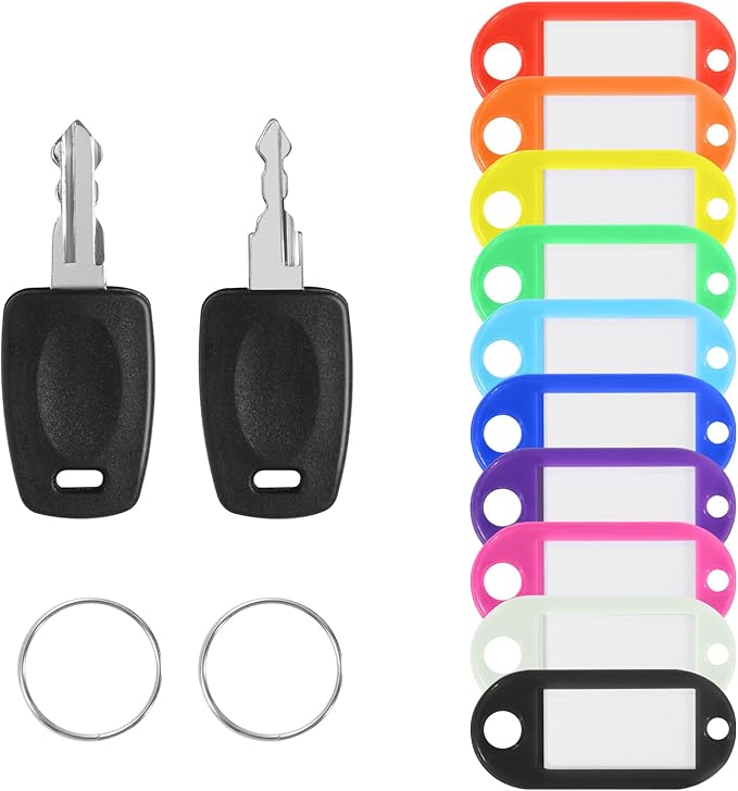 TSA Key,Travel Sentry Approved 007 002 Universal Lock Key Master Suitcase Keys with for Forgotten Password Combinations of Luggage Locks Password Combination Forgetting Solution (Two Random Colors)