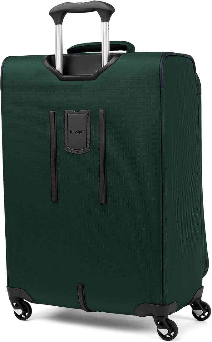 Travelpro Maxlite 5 Softside Expandable Luggage with 4 Spinner Wheels, Lightweight Suitcase, Men and Women, Forest Green, 3-Piece Set (21/25/29)
