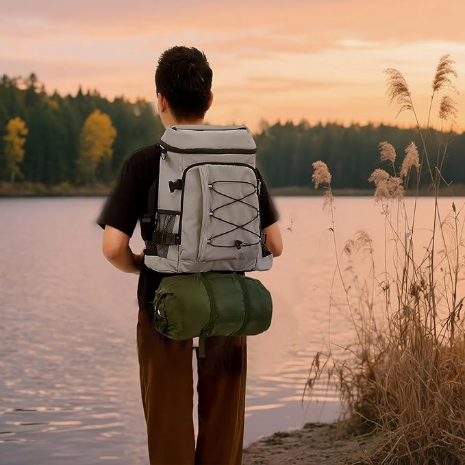 MOOCY Compression Stuff Sack, 12L/24L/45L Sleeping Bag Cover Sack Sleeping Bags Storage Stuff Sack Organizer - Great Sleeping Bags Clothes Camping Hiking Backpacking