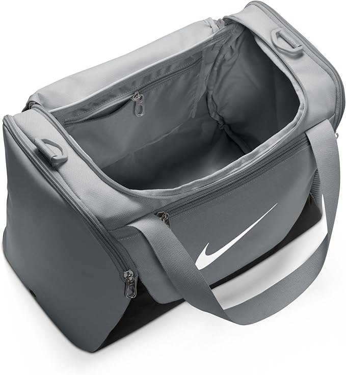 Nike Brasilia Duffel (X-Small), Smoke Grey/Black/White, MISC