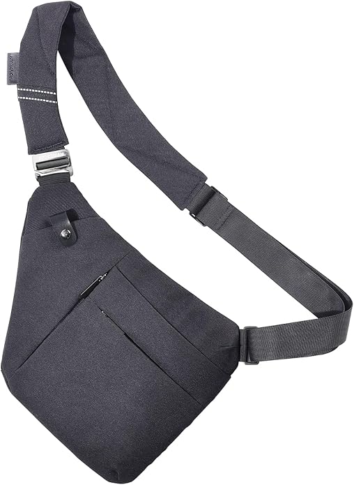 VADOO Sling Bag - Anti-theft Crossbody Shoulder Bag for Men and Women