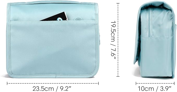 Narwey Small Hanging Travel Toiletry Bag for Women, Travel Bag for Toiletries, Makeup Bag Organizer Make Up Bags Cosmetic Bags for Girls