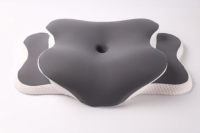 Cervical Memory Foam Pillow for Neck Pain Relief, Cooling Ergonomic Contour Orthopedic Bed Pillow for Sleeping, Neck Pillow for Side, Back and Stomach Sleepers