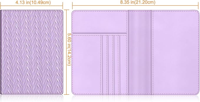 FINTIE Passport Holder, Slim Travel Wallet RFID Blocking Card Case Cover Passport Cover Protector Essentials with Credit Card Slots for Women/Men | Slim, RFID Blocking, Card Case Cover, Essentials, Credit Card Slots