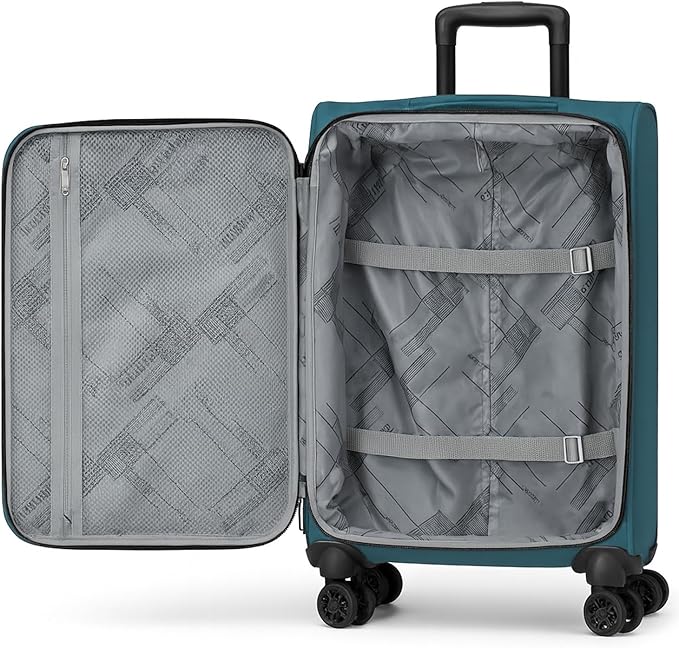 World Traveler Dejuno Jasper 28-Inch Lightweight Expandable Spinner Luggage - Green