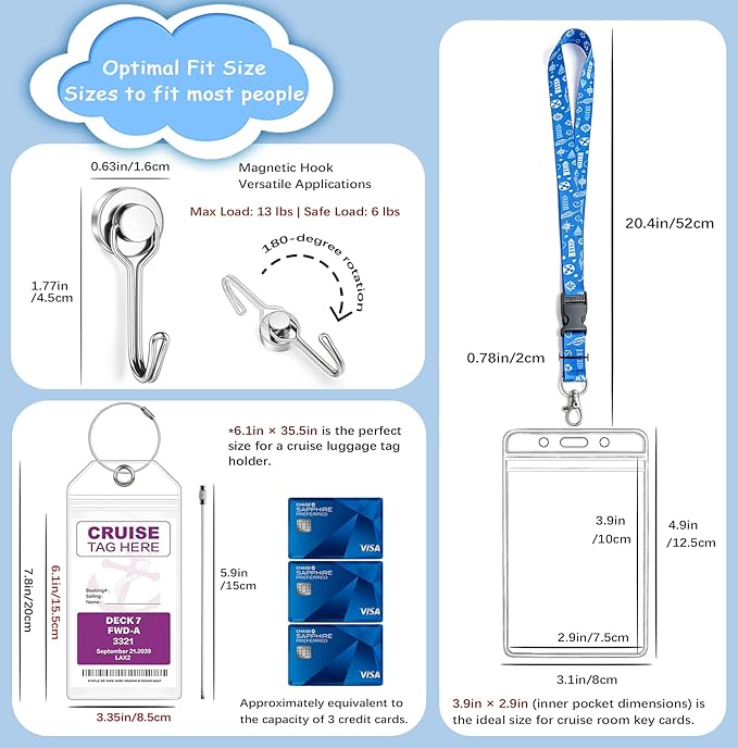 Towel Band for Beach Pool Lounge Chair Carnival Cruise Ship 2026 Packing List Essentials Card Lanyard Magnetic Hooks Vacation Must Haves Beach Towel Women Gift