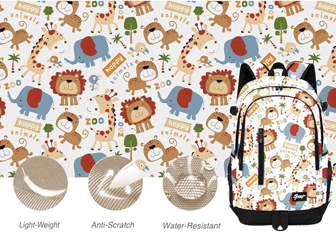 rickyh style School Backpack Travel Bag for Men & Women Lightweight College Back Pack with Laptop Compartmen