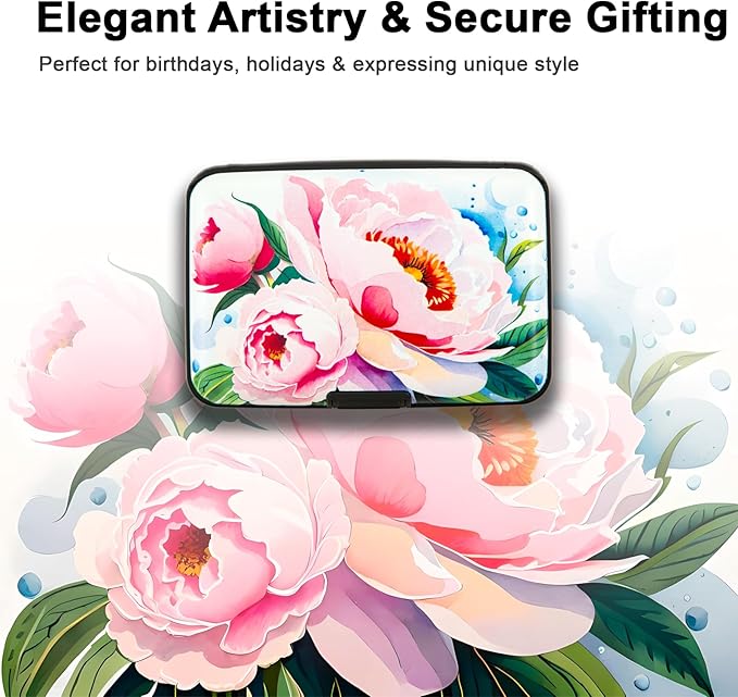 Credit Card Holder Small RFID Blocking Wallet Business Metal Slim Mini Aluminum Hard Case for Women Men
