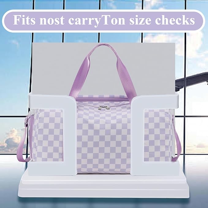 LEDAOU Duffle Bag Girls Kids Cute Dance Bag with Shoes Compartment Gym Bag with Wet Pocket Sports Overnight Travel Bag (Purple Checkered)