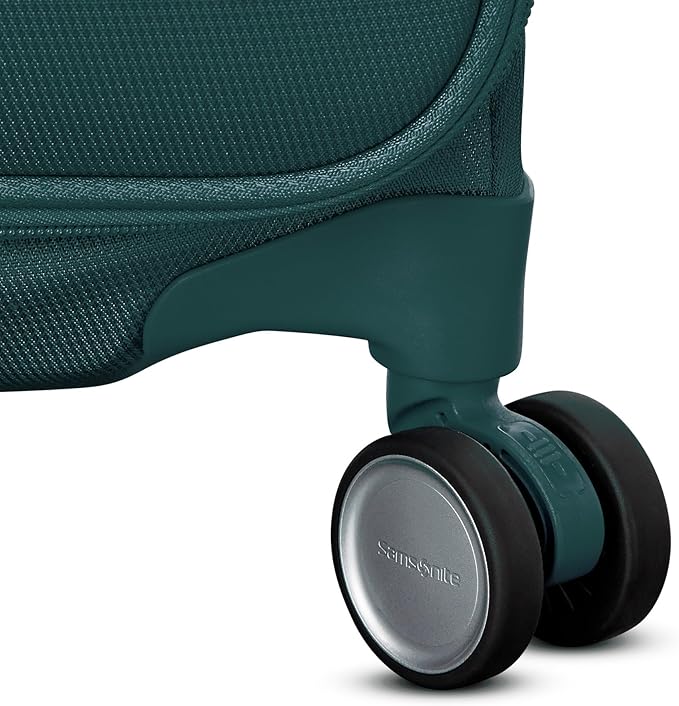 Samsonite UpLIFT Lightweight Softside Carry-On Luggage with Spinner Wheels - Expandable - Airline-Approved, Polyester Soft Suitcase for Ultra Light Travel - Emerald Green