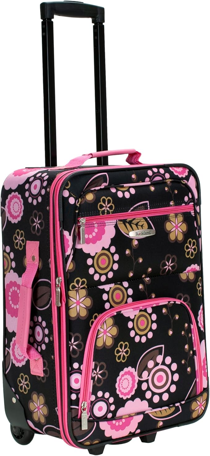 Rockland Fashion Softside Upright Luggage Set, Expandable, Pucci, 2-Piece (14/19)