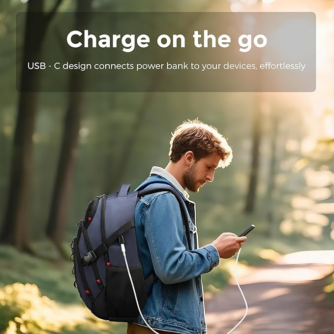 Swissdigital Design Travel Backpack for Men with Apple Find My, Laptop Backpack with USB Charging Port, RFID Protection, Add-A-Bag System - Travel Backpack for Men-Finder Color Random | SD803BT013-12