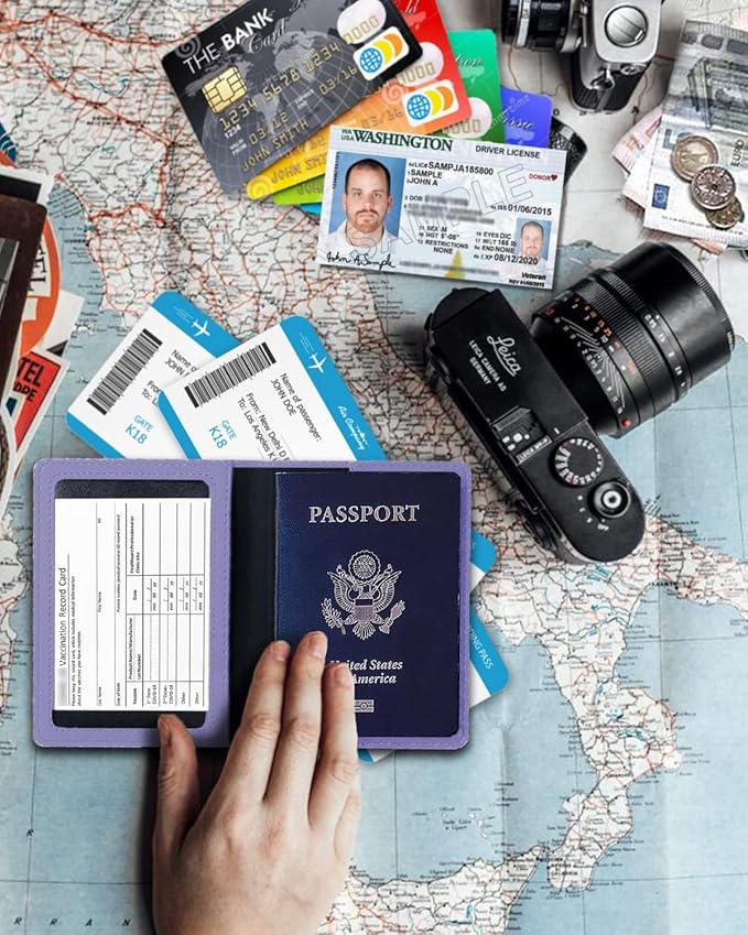 Passport Holder,Passport Wallet,Passport Cover,Passport Holder Women,Passport Case,Passport,Passport And Vaccine Card Holder Combo,Passport Book