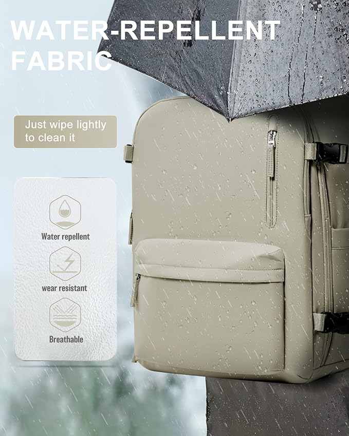WONHOX Large Travel Backpack Carry on Flight Approved Laptop Work Business Backpack for Women Men Mochila de Viaje
