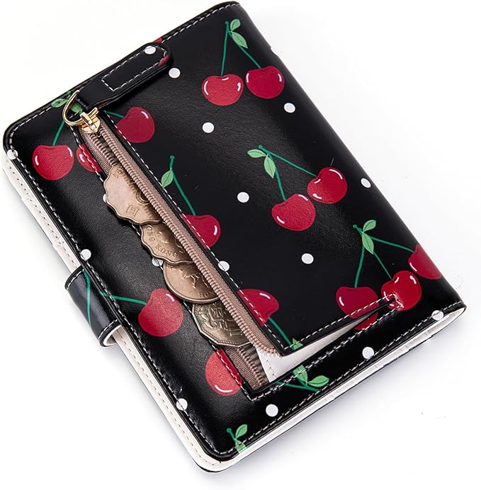 Passport Holder for Travel Essentials, RFID Blocking Passport Wallet Cover with Magnetic Closure, Passport Book Holders for Women and Men (Cherry)