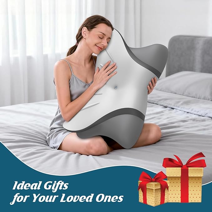 Cervical Neck Pillow for Pain Relief, Bed Pillows for Head Neck Shoulder Support, Ergonomic Cooling Pillow, Orthopedic Contour Pillow for Side Back Stomach Sleepers,Neck Support Memory Foam Pillows