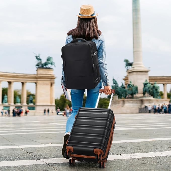 3 Piece Luggage Set 20 Inch Carry On Suitcase with Spinner Wheels, PC Hard Shell TSA Lock, Expandable & Fully Lined Interior, Airline Approved