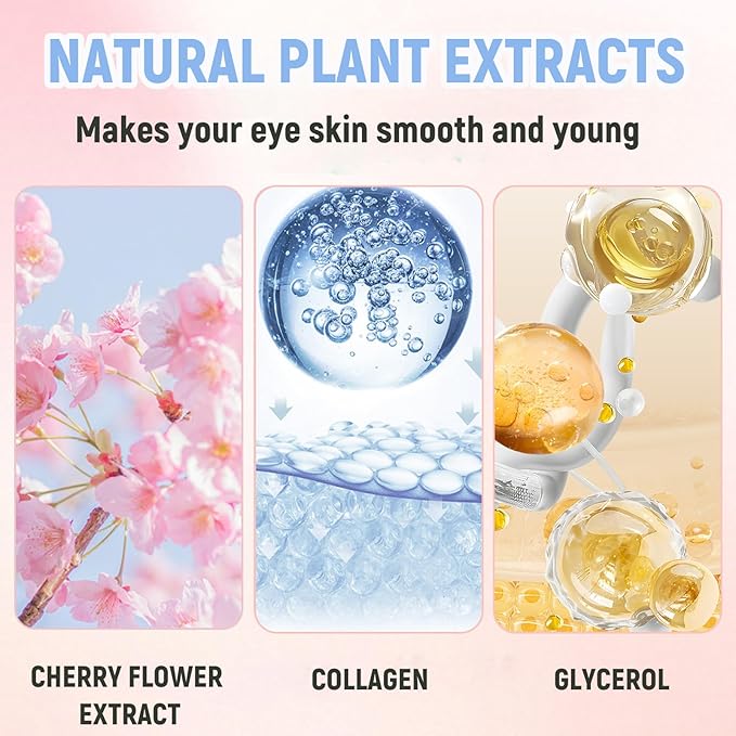 60 PCS Gradient Under Eye Patches, Eye Patch for Puffy Eyes and Dark Circles, Eye Patches for Women, Hydrating Eye Mask Skincare, Skin Treatment Pads, Reduce Dark Circles, Wrinkles, Puffy & Bags