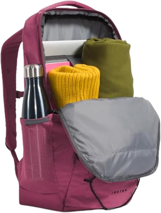 The North Face Women's Jester Everyday Laptop Backpack - PFAS Free, Cyber Berry Dark Heather, One Size