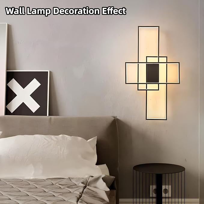 31″ 45W Modern Ceiling Light 3000-6500K Dimmable Kitchen Light Fixtures | Timer Night light Memory function Adjustable brightness color temperature Flush Mount Light Fixture remote control Bedroom