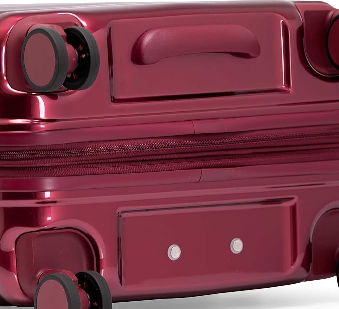 Traveler's Choice Edinburgh II Hardside Spinner Luggage, TSA Lock, Red, 29" Large