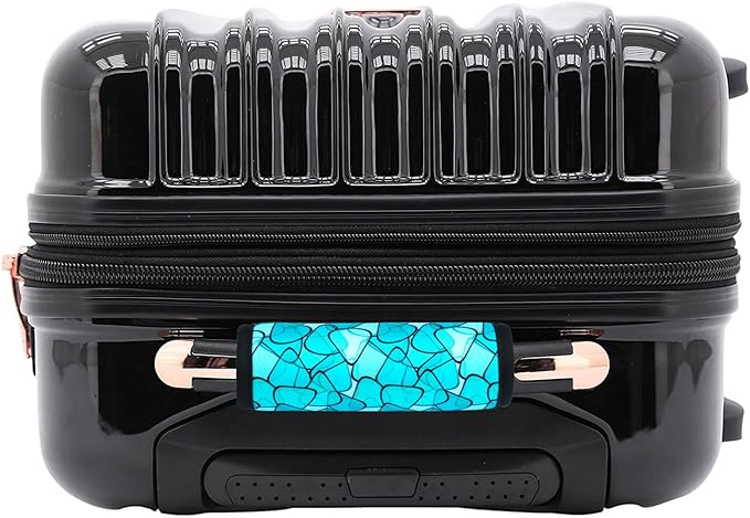 Neoprene Luggage Handle Wrap Fluorescent Colors Luggage Identifiers/Tags/Marker (Mixed02)