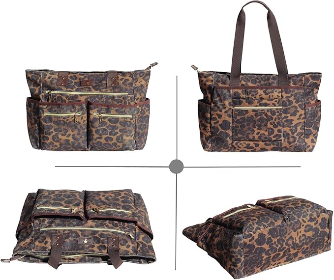 Weekender Bag Carry On Bag Overnight Tote Travel Duffle with 13 Pockets for Travel,Work,Gym,Beach,Teacher,Nurse